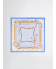 FOULARD  LIU JO DONNA STOLA STRIPED TAPEBLU 120x120CM 2A5041 T0300 73936