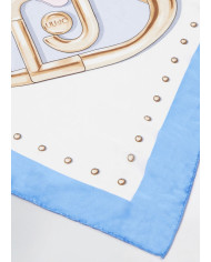 FOULARD  LIU JO DONNA STOLA STRIPED TAPEBLU 120x120CM 2A5041 T0300 73936