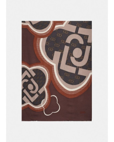 FOULARD  LIU JO DONNA STOLA PORTALOGO NATURALE 70X180CM 2F5082 T0300 00005