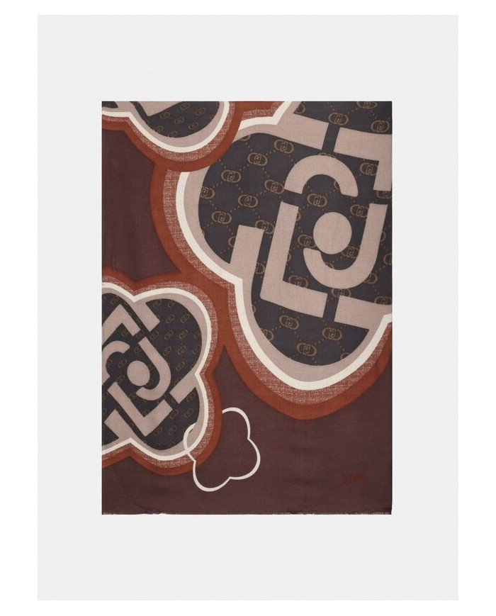 FOULARD  LIU JO DONNA STOLA PORTALOGO NATURALE 70X180CM 2F5082 T0300 00005