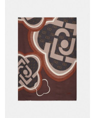 FOULARD  LIU JO DONNA STOLA PORTALOGO NATURALE 70X180CM 2F5082 T0300 00005