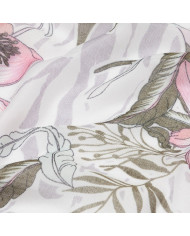 FOULARD  LIU JO DONNA STOLA NERO ANIMALIER FLOREALE 90x120CM 2A5030 T0300 22222