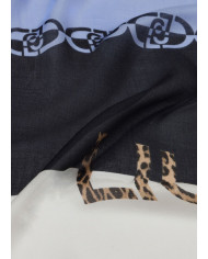 FOULARD  LIU JO DONNA STOLA MACULA C/BLOCK DENIM  120x120CM 2A5034 T0300 00737