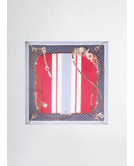 FOULARD  LIU JO DONNA STOLA MANHATTAN BLU 120x120CM 2A5053 T0300 X1058