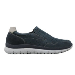 SNEAKERS SLIP-ON ENVAL SOFT UOMO PELLE SCAMOSCIATA BLU 5729611