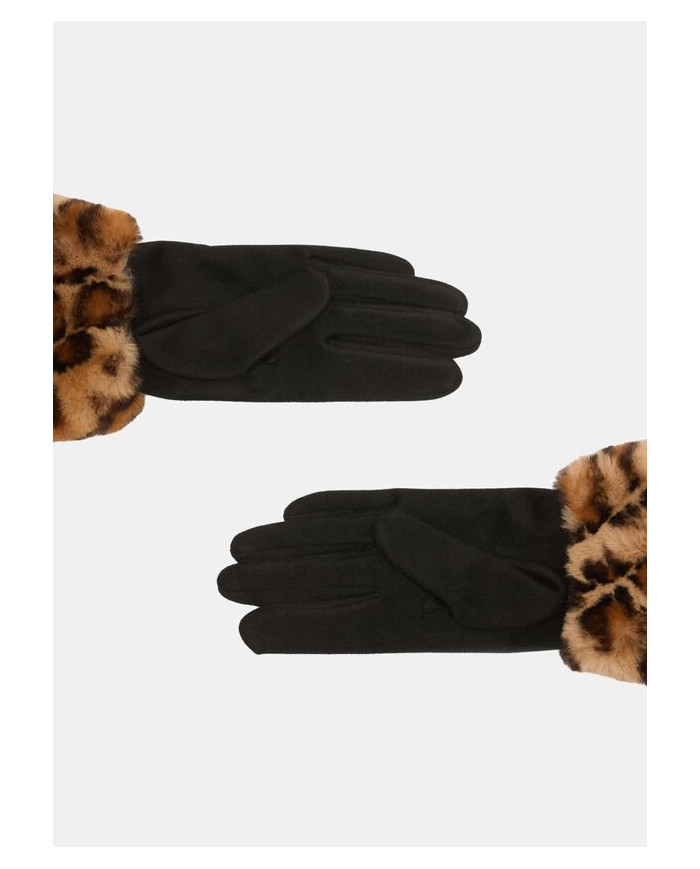 GUANTI LIU JO DONNA GUANTI  EFF  SCAMOSCIATO ANIMALIER 2F5063 T0300 S19E1