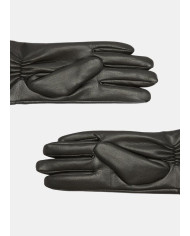 GUANTI LIU JO DONNA GUANTI IN TESSUTO SPALMATO CON LOGO BLACK 2F5061 E0002 22222