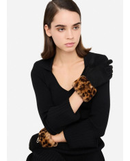 GUANTI LIU JO DONNA GUANTI  EFF  SCAMOSCIATO ANIMALIER 2F5063 T0300 S19E1