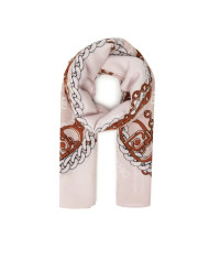 FOULARD  LIU JO DONNA ECS FOULARD LOGO METALFLOW 120X120 NATURALE 2F5073 T0300 00005