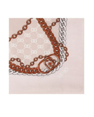 FOULARD  LIU JO DONNA ECS FOULARD LOGO METALFLOW 120X120 NATURALE 2F5073 T0300 00005