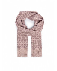 SCIARPA LIU JO DONNA STOLA BRUSHED LOGO OVAL DESERT TAUPE 66X184CM 2F5018 T0300 71105