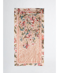 FOULARD  LIU JO DONNA STOLA BEIGE ANIMALIER FLOREALE 90X180CM 2A5030 T0300 00005