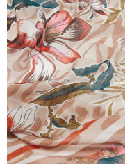 FOULARD  LIU JO DONNA STOLA BEIGE ANIMALIER FLOREALE 90X180CM 2A5030 T0300 00005
