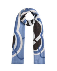 FOULARD  LIU JO DONNA STOLA PORTALOGO 70X180CM LIGHT DENIM 2F5082 T0300 74015