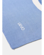 FOULARD  LIU JO DONNA STOLA PORTALOGO 70X180CM LIGHT DENIM 2F5082 T0300 74015