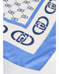 FOULARD LIU JO DONNA STOLA BLU 120X120CM 2A5021 T0300 73936