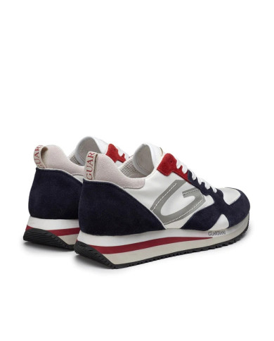 SNEAKERS UOMO GUARDIANI WEN 2200 LOW M  NYLON SUEDE WHITE O.BLACK AGM220002