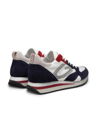 SNEAKERS UOMO GUARDIANI WEN 2200 LOW M  NYLON SUEDE WHITE O.BLACK AGM220002