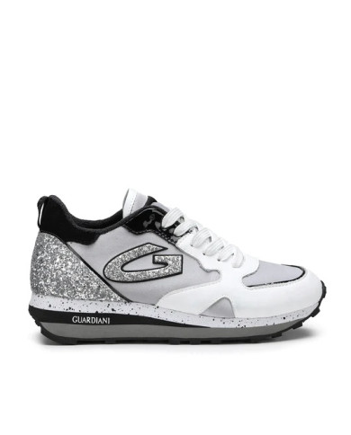 SNEAKERS GUARDIANI DONNA SATIN/WHITE LT.GREY AGW015300