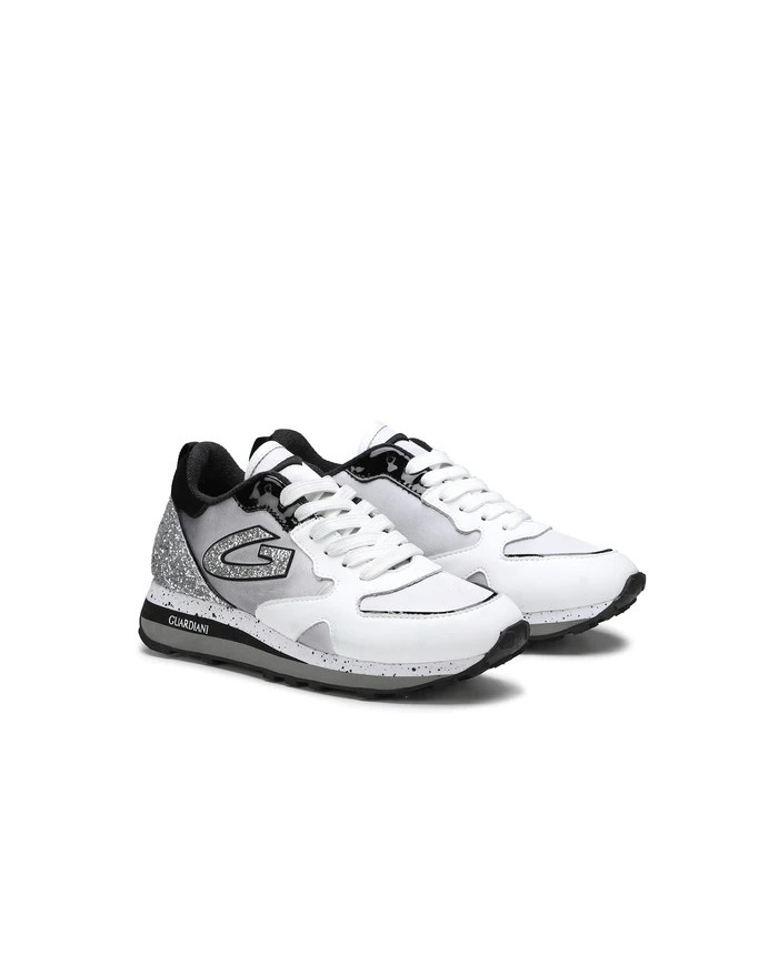 SNEAKERS GUARDIANI DONNA SATIN/WHITE LT.GREY AGW015300