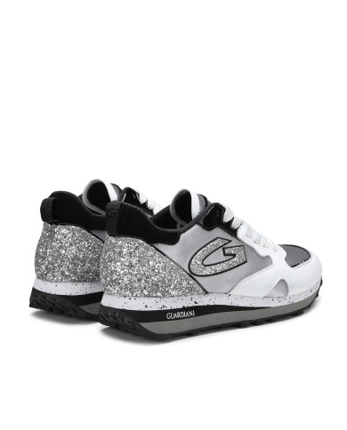 SNEAKERS GUARDIANI DONNA SATIN/WHITE LT.GREY AGW015300