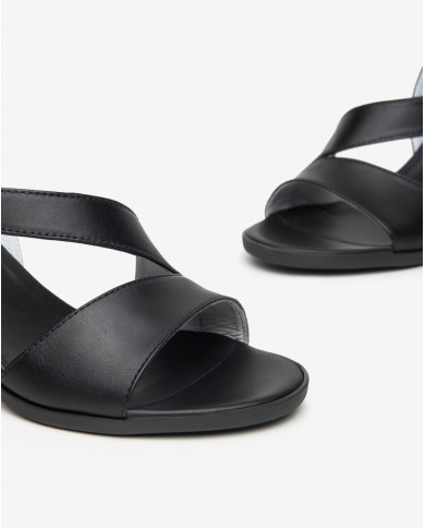 SANDALI CON TACCO NEROGIARDINI DONNA TAMIGI NERO TR AULLA NERO TACCO 7CM E410440D/100