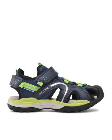 SANDALI GEOX JUNIOR J BOREALIS B. B - MESH+SIN.CER DK BLUE/LIME J250RB 014ME C4052