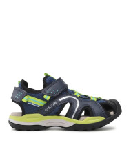 SANDALI GEOX JUNIOR J BOREALIS B. B - MESH+SIN.CER DK BLUE/LIME J250RB 014ME C4052