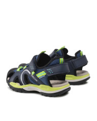 SANDALI GEOX JUNIOR J BOREALIS B. B - MESH+SIN.CER DK BLUE/LIME J250RB 014ME C4052