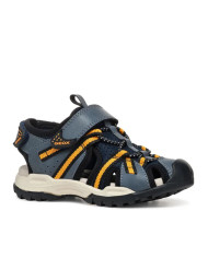 SANDALO GEOX BAMBINO  J BOREALIS B. B - MESH+SIN.CER NAVY/ORANGE J450RB 014ME C0659/A