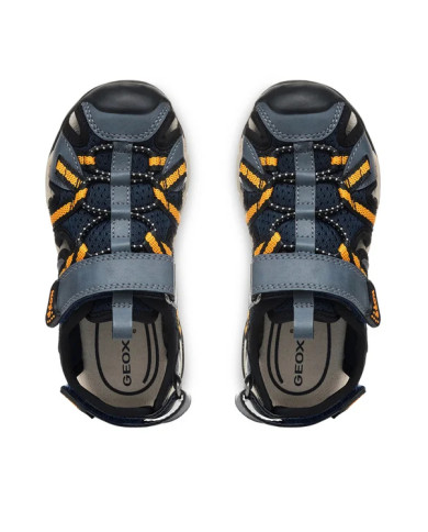 SANDALO GEOX BAMBINO  J BOREALIS B. B - MESH+SIN.CER NAVY/ORANGE J450RB 014ME C0659/A