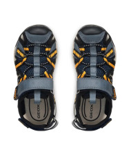 SANDALO GEOX BAMBINO  J BOREALIS B. B - MESH+SIN.CER NAVY/ORANGE J450RB 014ME C0659/A