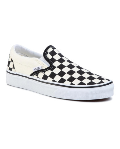 SNEAKERS VANS UNISEX CLASSIC SLIP-ON CHBD BLKWH MEDIUM VN000EYEBWW1