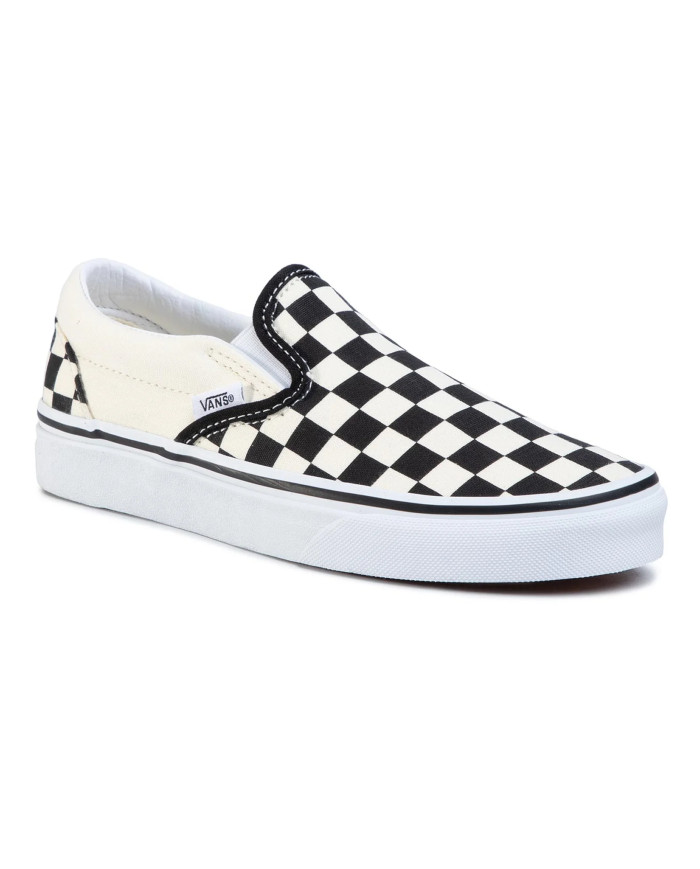 SNEAKERS VANS UNISEX CLASSIC SLIP-ON CHBD BLKWH MEDIUM VN000EYEBWW1