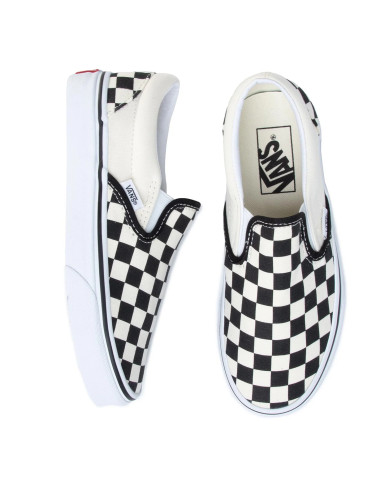 SNEAKERS VANS UNISEX CLASSIC SLIP-ON CHBD BLKWH MEDIUM VN000EYEBWW1