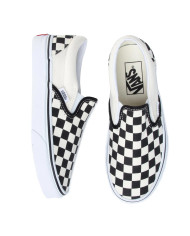 SNEAKERS VANS UNISEX CLASSIC SLIP-ON CHBD BLKWH MEDIUM VN000EYEBWW1