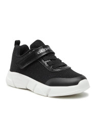 SNEAKERS GEOX BAMBINA J ARIL G. D - TES.BRIL+GBK PER BLACK  TG:28-35 J36DLD 0ASAJ C9999
