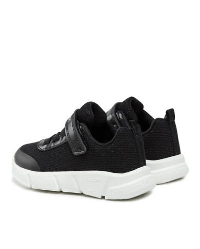 SNEAKERS GEOX BAMBINA J ARIL G. D - TES.BRIL+GBK PER BLACK  TG:28-35 J36DLD 0ASAJ C9999