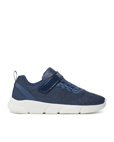 SNEAKERS GEOX BAMBINA J ARIL G. D - SHI.KNIT.TEX+SIN LT NAVY TG:28/35 J25DLD 07QBC C4343/B