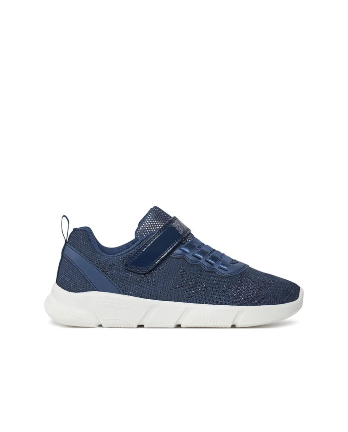 SNEAKERS GEOX BAMBINA J ARIL G. D - SHI.KNIT.TEX+SIN LT NAVY TG:28/35 J25DLD 07QBC C4343/B