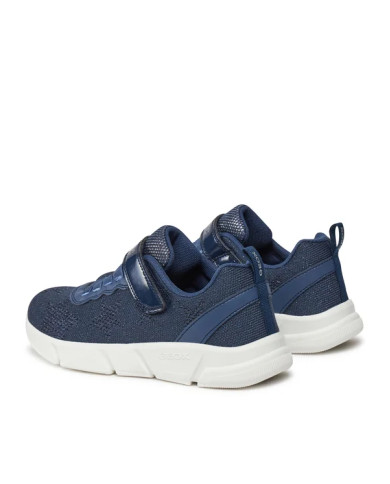 SNEAKERS GEOX BAMBINA J ARIL G. D - SHI.KNIT.TEX+SIN LT NAVY TG:28/35 J25DLD 07QBC C4343/B