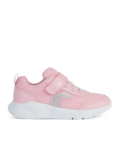 SNEAKERS GEOX BAMBINA J SPRINTYE G. B - MESH+GEOBUCK SALMON TG:36-39 J36FWB 01454 C7781/B