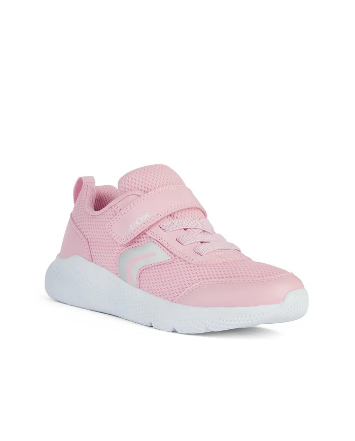 SNEAKERS GEOX BAMBINA J SPRINTYE G. B - MESH+GEOBUCK SALMON TG:36-39 J36FWB 01454 C7781/B