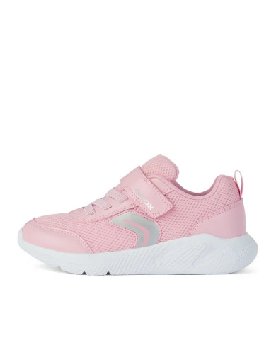 SNEAKERS GEOX BAMBINA J SPRINTYE G. B - MESH+GEOBUCK SALMON TG:36-39 J36FWB 01454 C7781/B