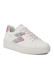 SNEAKERS  GEOX BAMBINA  J MIKIROSHI A - VI.SIN+TES.GLI WHITE/FUCHSIA  TG:36-39 J45DVA 0BCEW C0563/B