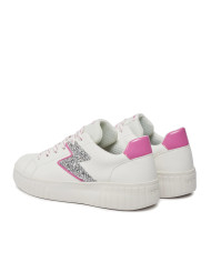 SNEAKERS  GEOX BAMBINA  J MIKIROSHI A - VI.SIN+TES.GLI WHITE/FUCHSIA  TG:36-39 J45DVA 0BCEW C0563/B