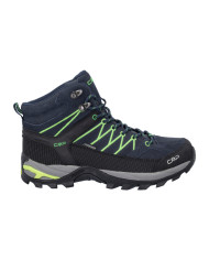SCARPONCINI CMP UOMO RIGEL MID TREKKING SHOES WP B.BLUE-GECKO WATERPROFF 3Q12947 51AK 