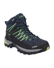 SCARPONCINI CMP UOMO RIGEL MID TREKKING SHOES WP B.BLUE-GECKO WATERPROFF 3Q12947 51AK 