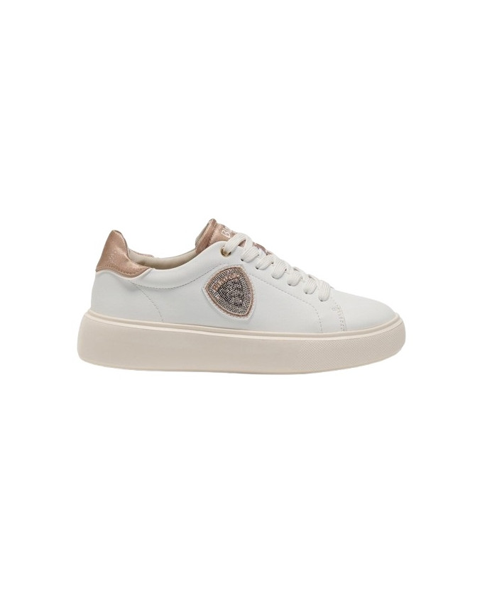 SNEAKERS BLAUER DONNA S5VENUS01/SAT/VENUS01-WHITE/NUDE