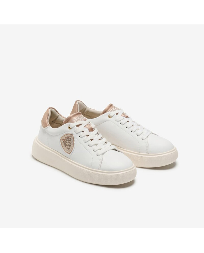 SNEAKERS BLAUER DONNA S5VENUS01/SAT/VENUS01-WHITE/NUDE